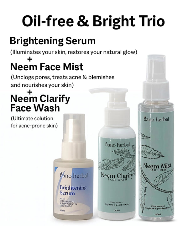 Oil-free & Bright Trio