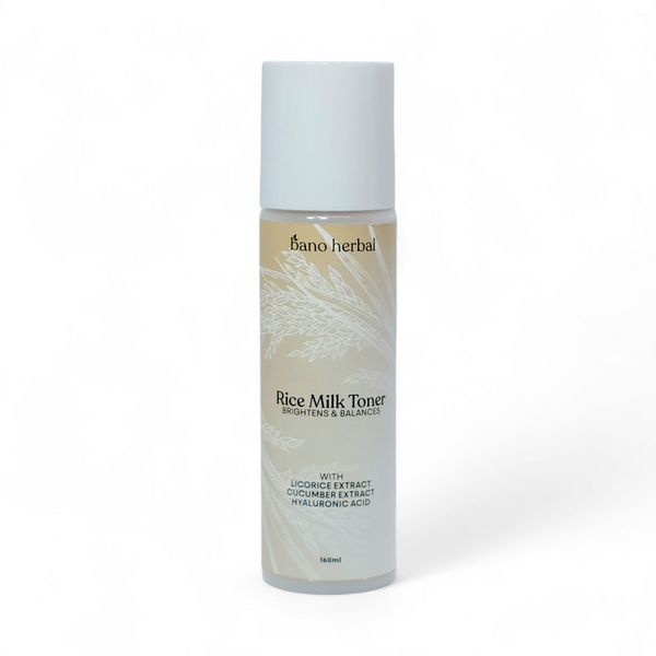Rice Milk Toner                         With Licorice Extract, Cucumber Extract, and Hyaluronic Acid