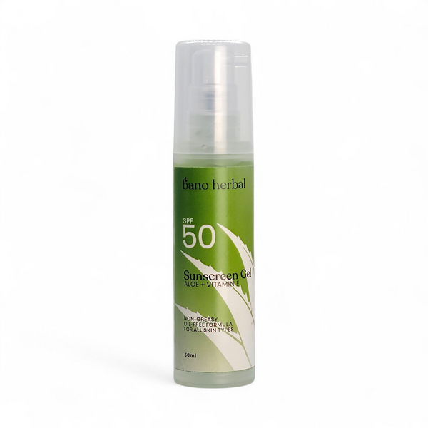 SPF 50 Transparent Gel Sunscreen