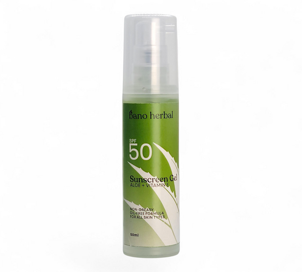 SPF 50 Transparent Gel Sunscreen
